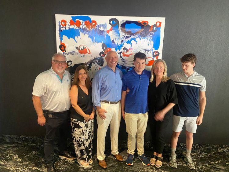 F.C.’s New Paragon Theaters Decorates Lobby with Local Autistic Painter’s ‘Story in Blue’