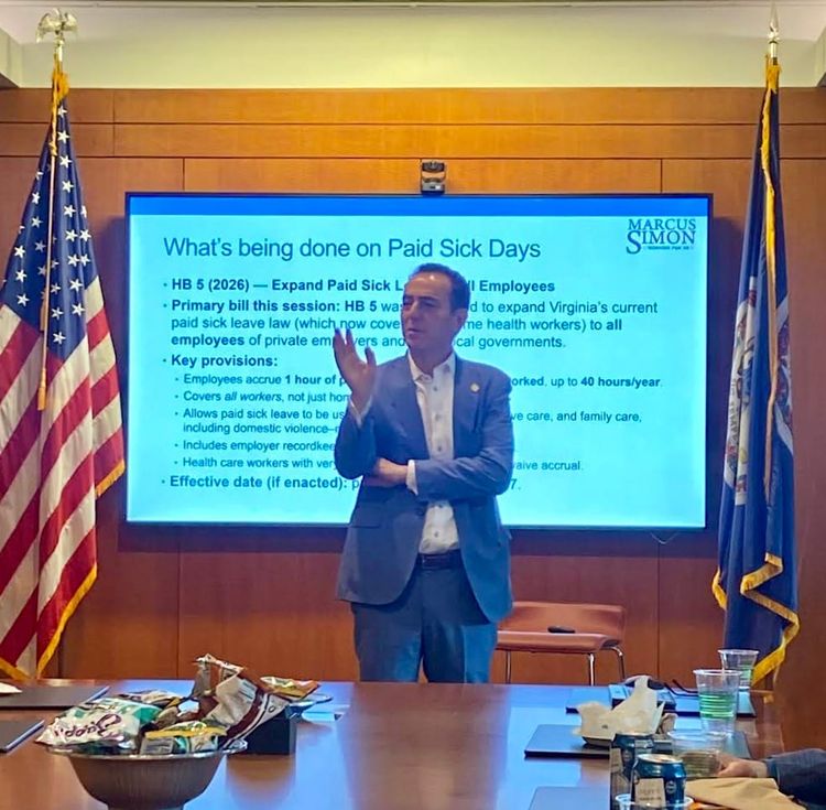 Your Gov't at Work: To Local Audiences, Va. Del. Simon, Sen. Salim Share Richmond Agenda