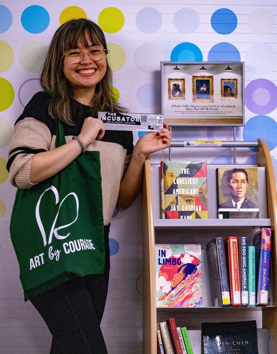 Falls Church Graphic Artist’s First Show Through Public Library Incubator Program