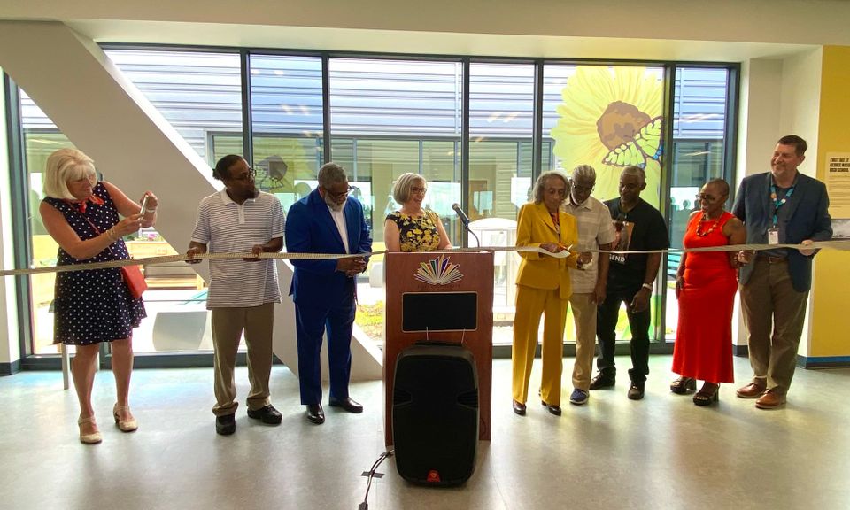 Meridian H.S. Celebrates Opening of Marian Costner Selby Peace Garden, May 18