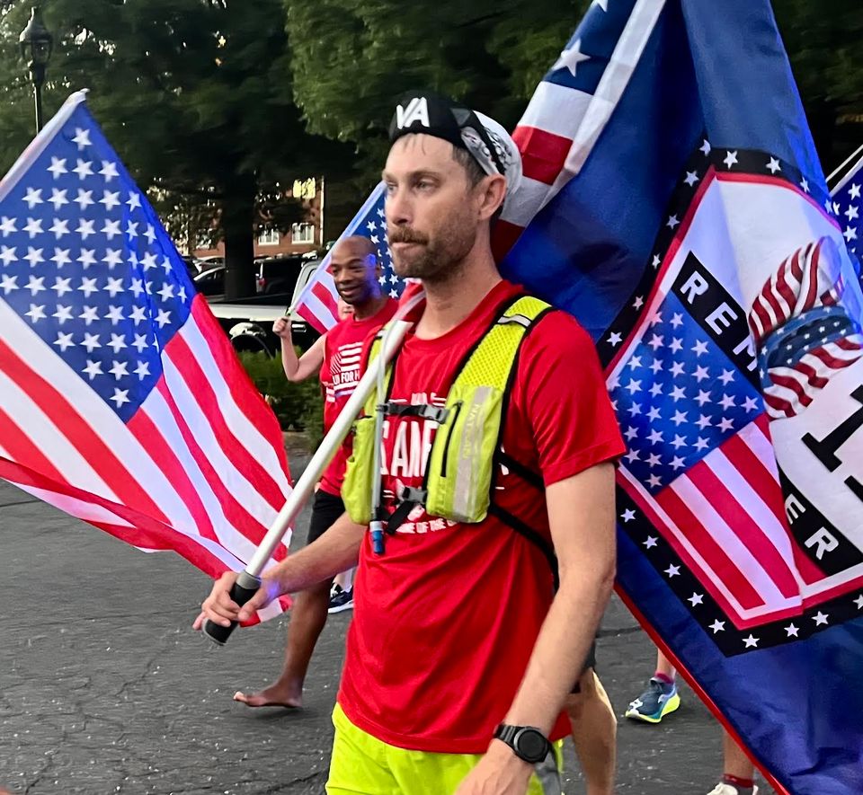 Honoring Sept. 11: Old Town Run Club's 485-Mile Relay Visits F.C.'s Dogwood Tavern