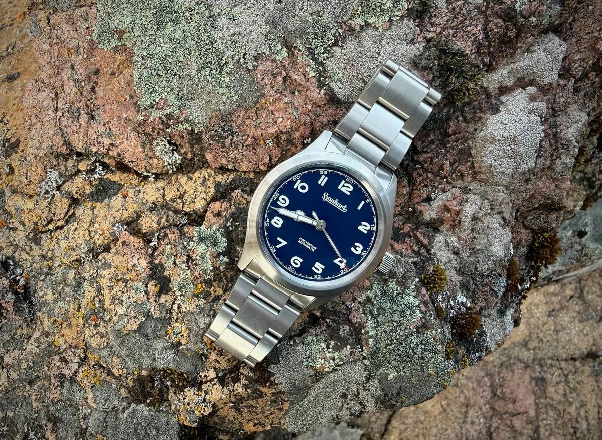 The Hanhart Pioneer Preventor HD12 Is A Classic German Tool Watch With A Hardened Steel Case