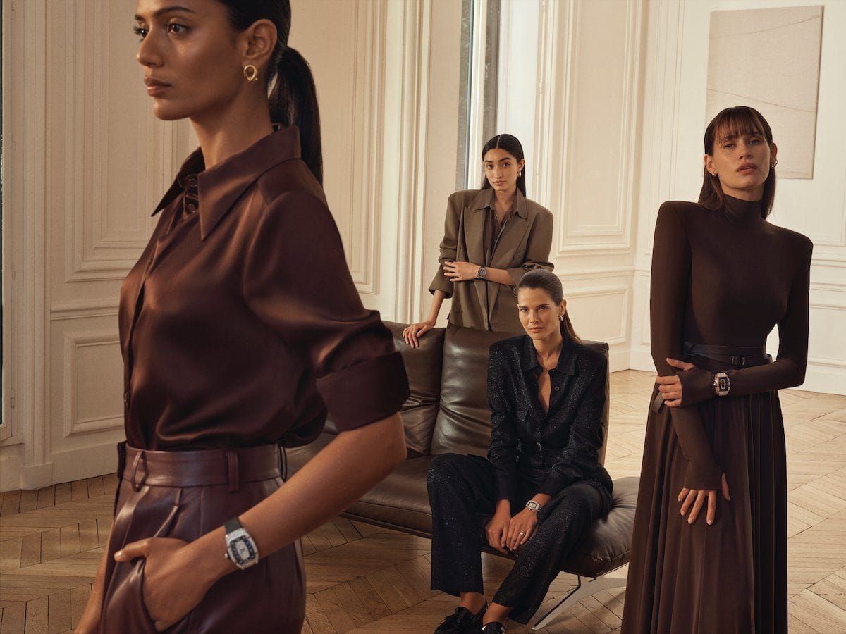 Richard Mille RM 07-01 Starry Night, RM 07-01 Baguette, RM 07-01 Gourmette, and RM 037 Red Gold