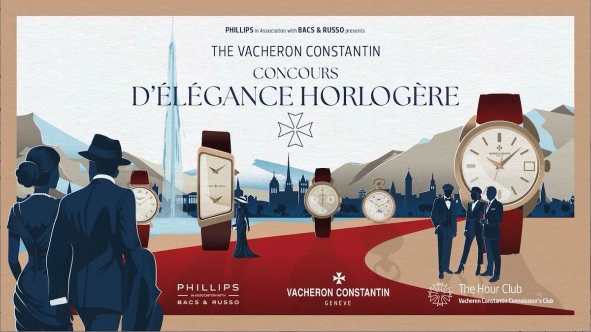 Vacheron Constantin Launches First-Ever Concours d'Élégance Horlogère in Partnership with Phillips