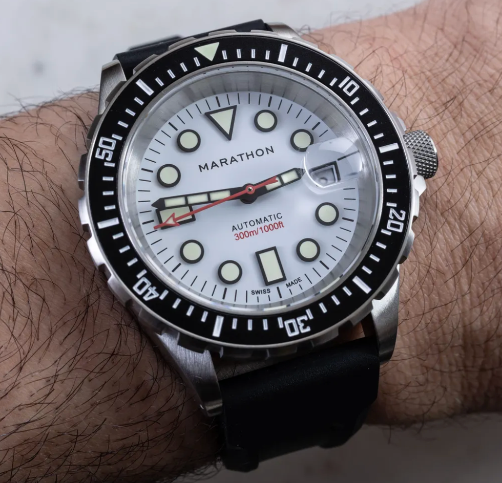 Marathon 41mm OSAR-D Arctic Edition - Bright White Adds Personality To A Durable Tool Watch