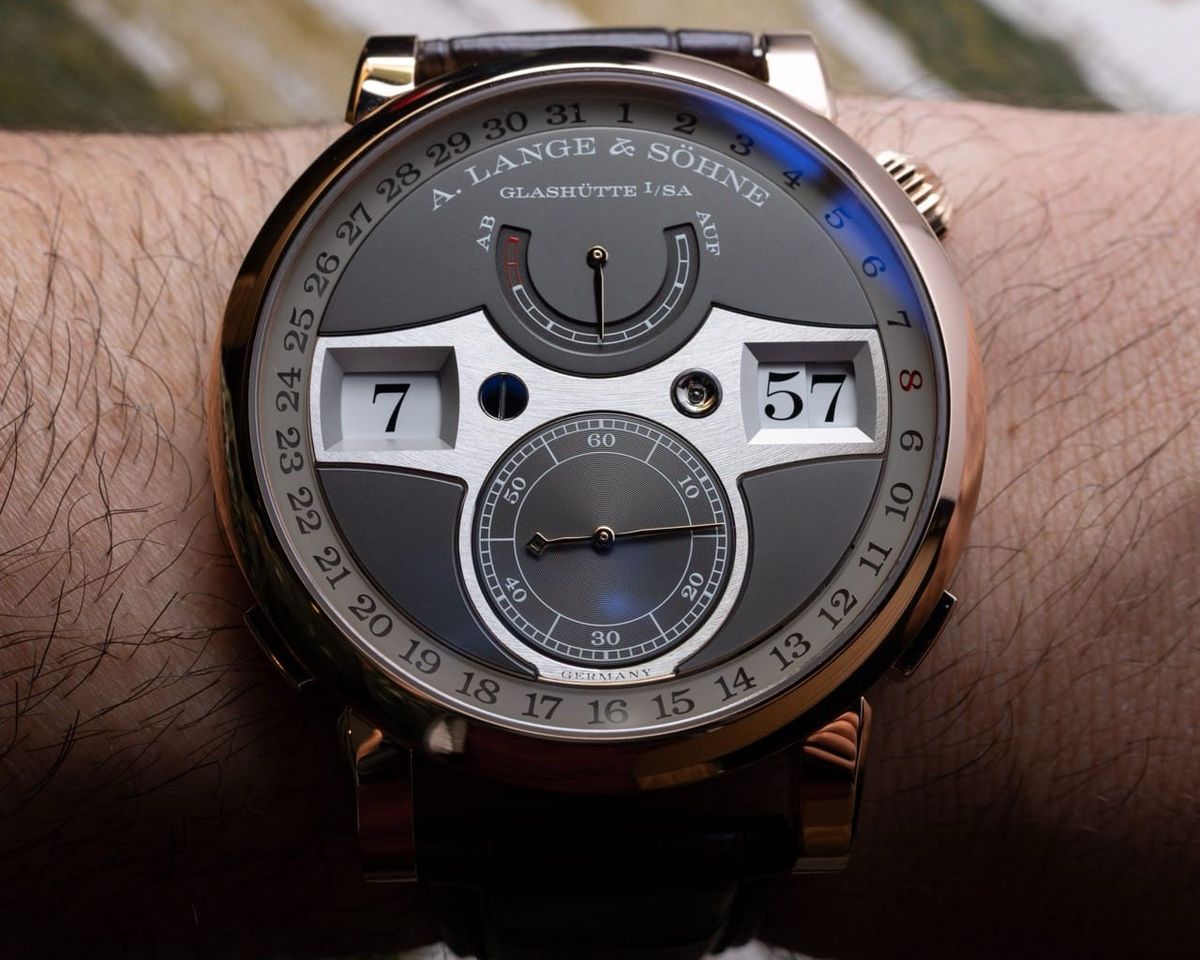 A. Lange & Söhne Zeitwerk Date 18k Pink-Gold Watch Hands-On: How Digital Remains Beautiful