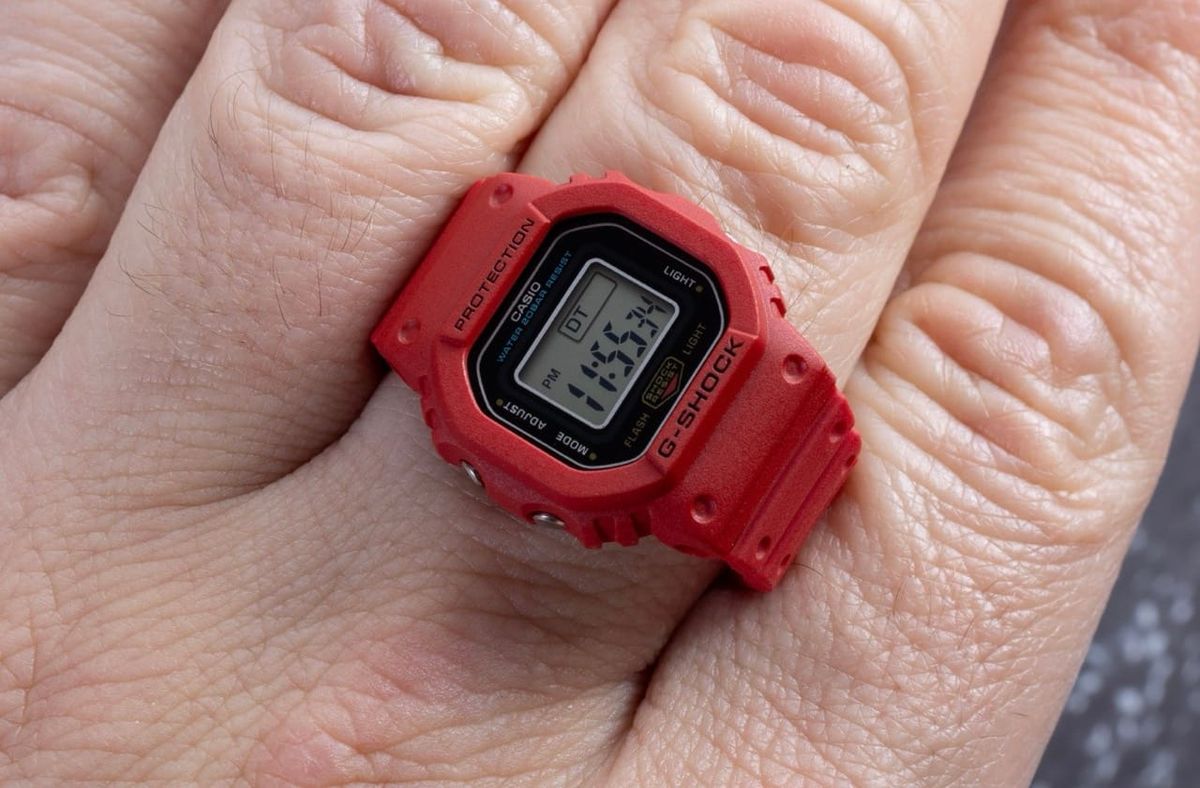 Casio G-Shock Nano DWN5600 Ring Watch Hands-On: A Functioning Miniature Of A Classic Digital Watch