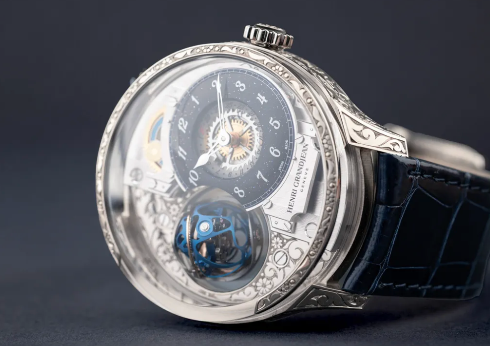 The Henri Grandjean & Cie Magician Watch Showcases A Mysterious Triple-Axis Tourbillon