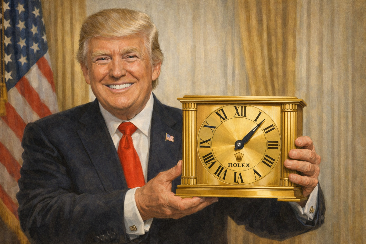 Swiss Diplomacy, Presidential Optics, and a Rolex Desk Clock: When Tariffs Meet Timepieces