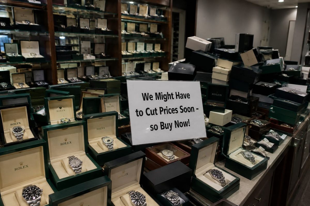 Secondary Watch Market Showing Signs of Accelerating Stress as Dealer Buy Prices Collapse