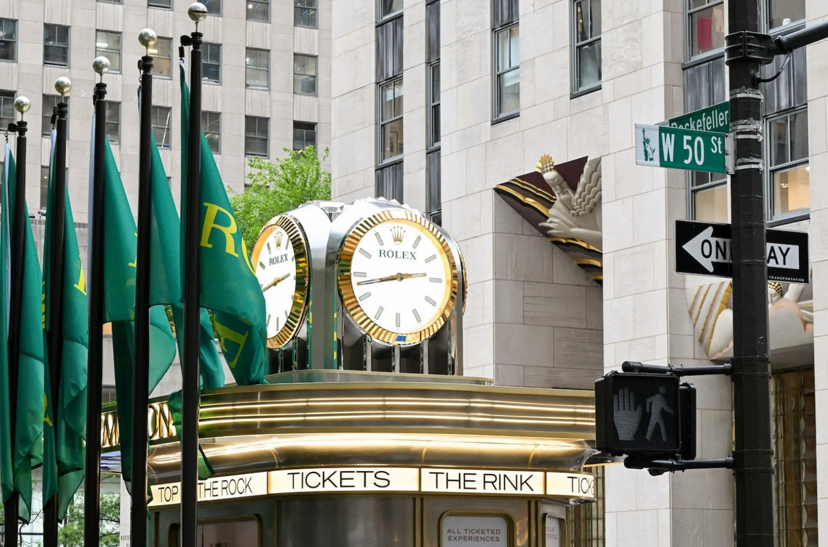 Rolex Unveils Permanent Clock at Rockefeller Center to Mark New North American Headquarters