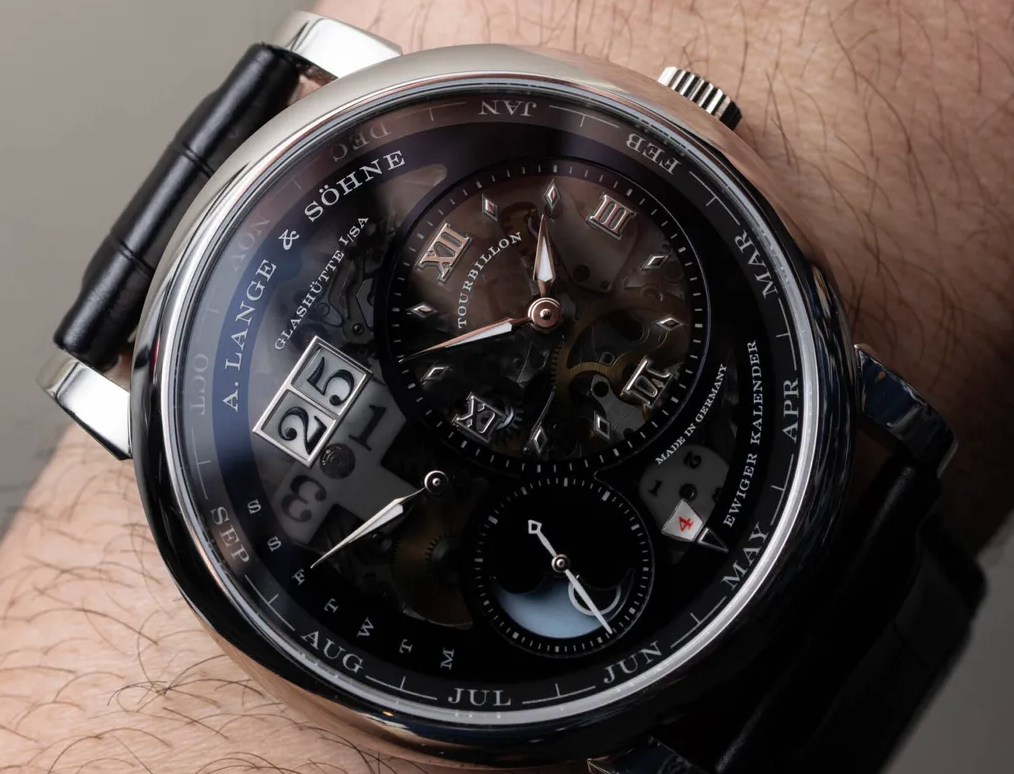 A. Lange & Söhne’s Platinum Lange 1 Tourbillon Perpetual Calendar Lumen Review