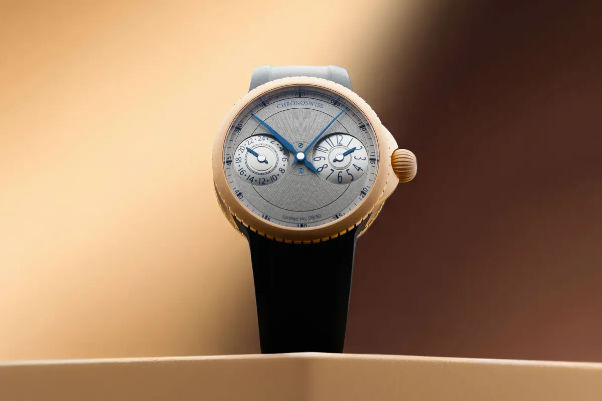 Chronoswiss Pulse GMT Frosted Guilloche Gold