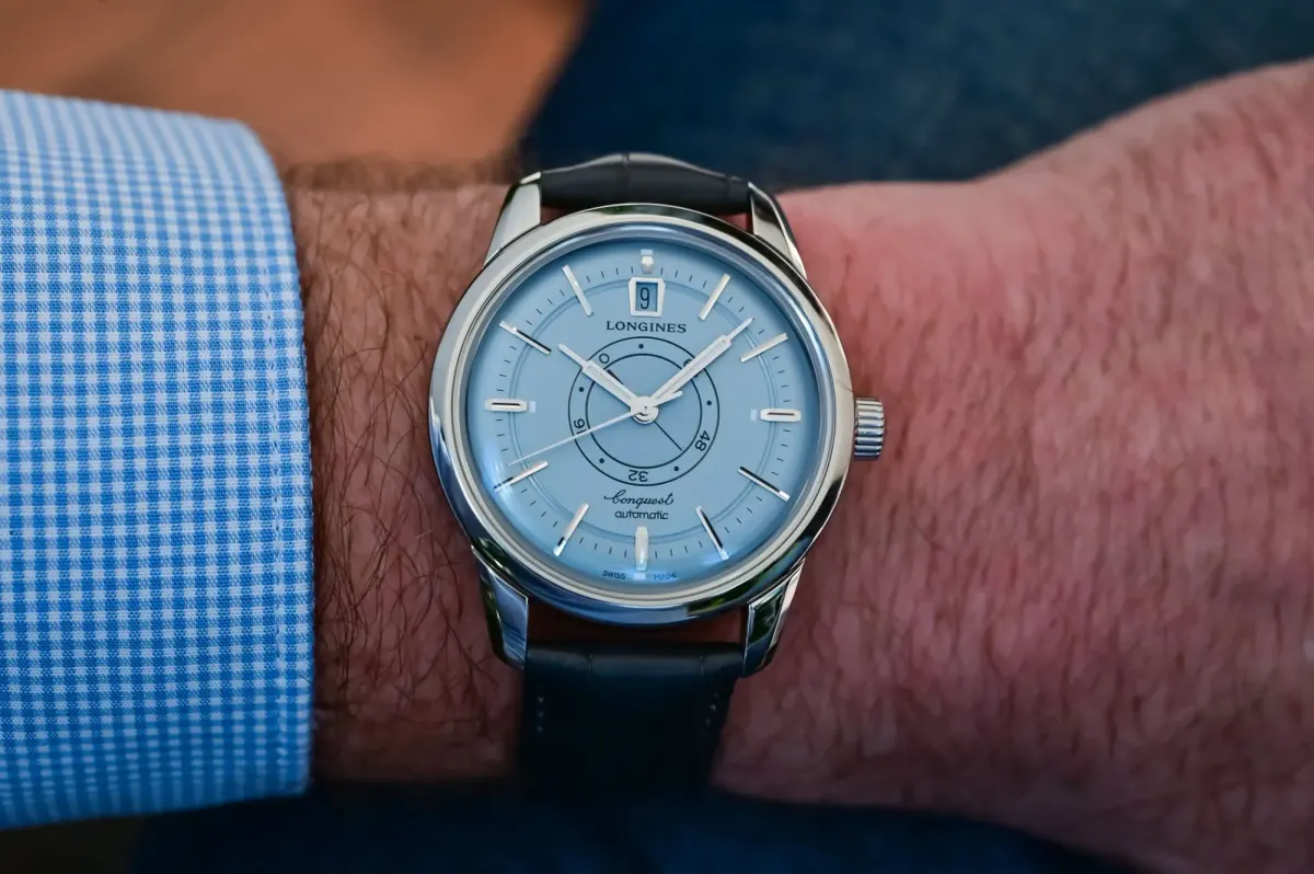 Longines Conquest Heritage Central Power Reserve – Light Blue Edition