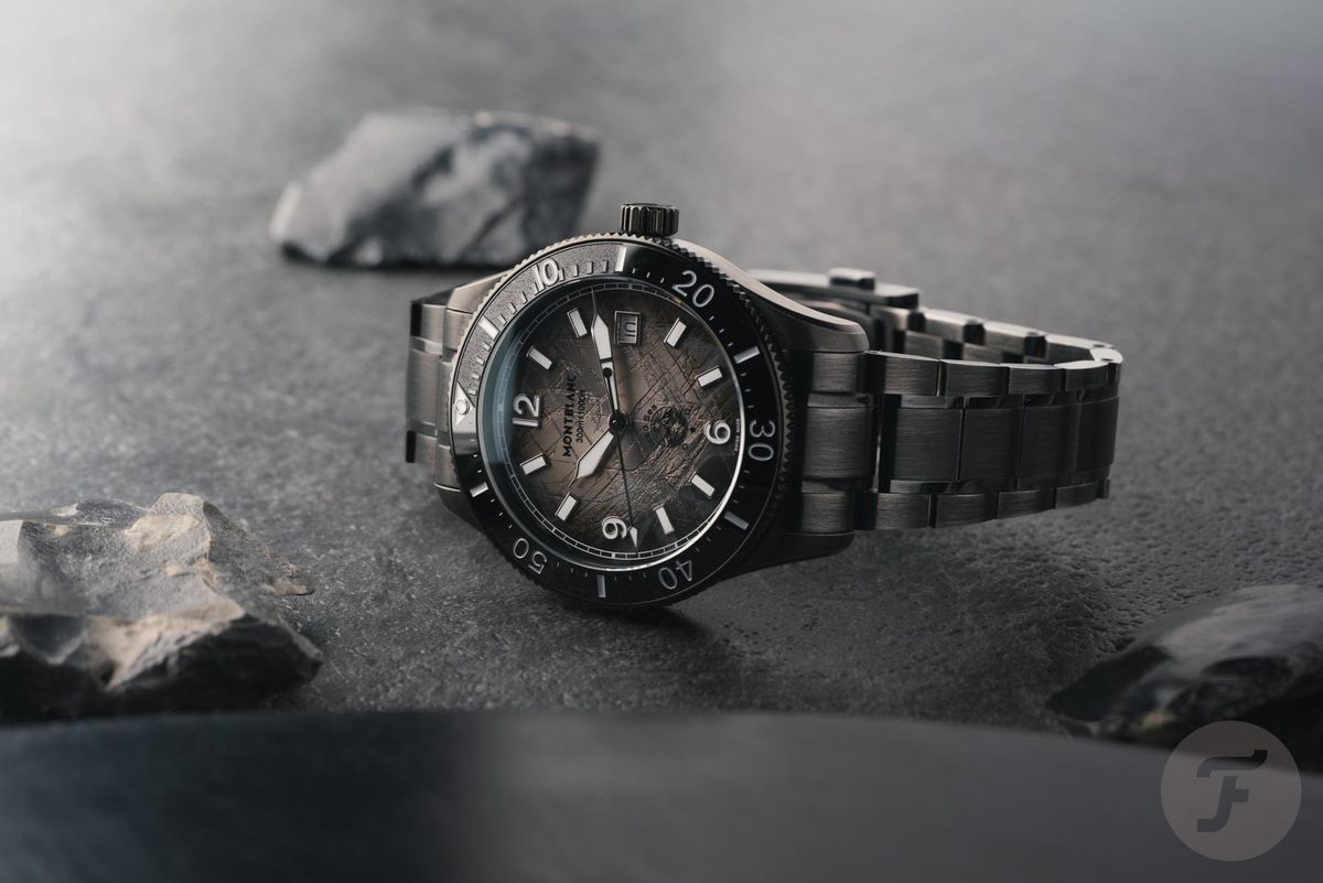 Hands-On Review of the Stone-Washed Montblanc Iced Sea Automatic Date 0 Oxygen