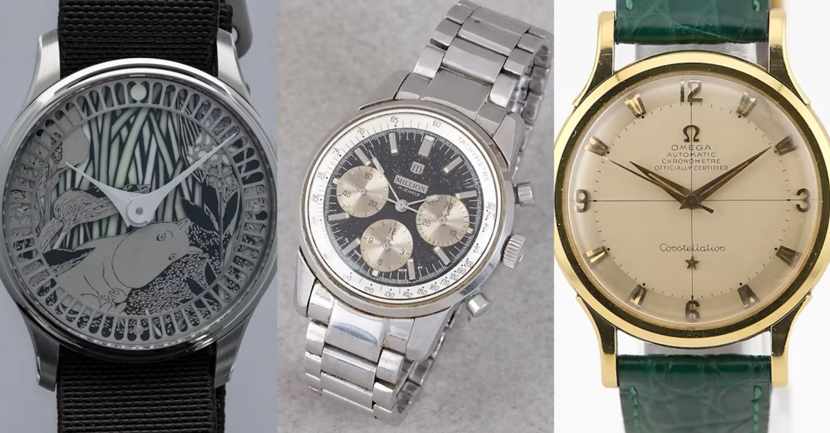 Bring a Loupe: A Million Valjoux 72, an 18k Gold Constellation, and a Sarpaneva Moomin