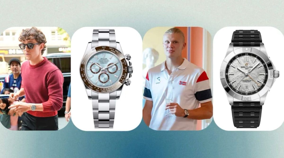 Top Weekly Luxury Watches: From Haaland’s Breitling to Holland’s Rolex