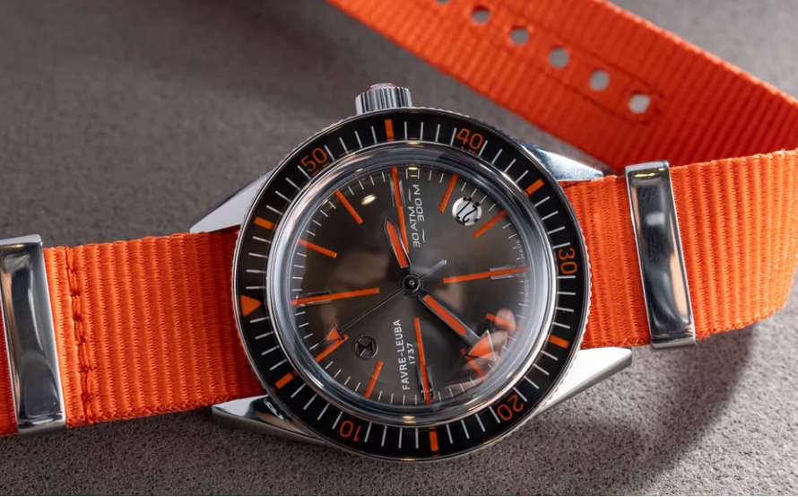 Vibrant Orange Favre Leuba Deep Raider Revival Watch Review