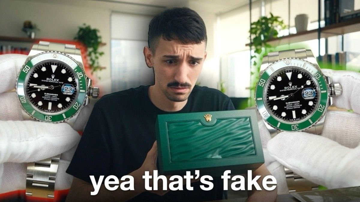 Another Day, Another Person Trying To Sell Me A FAKE Watch! - YouTube - Peter Piccolino