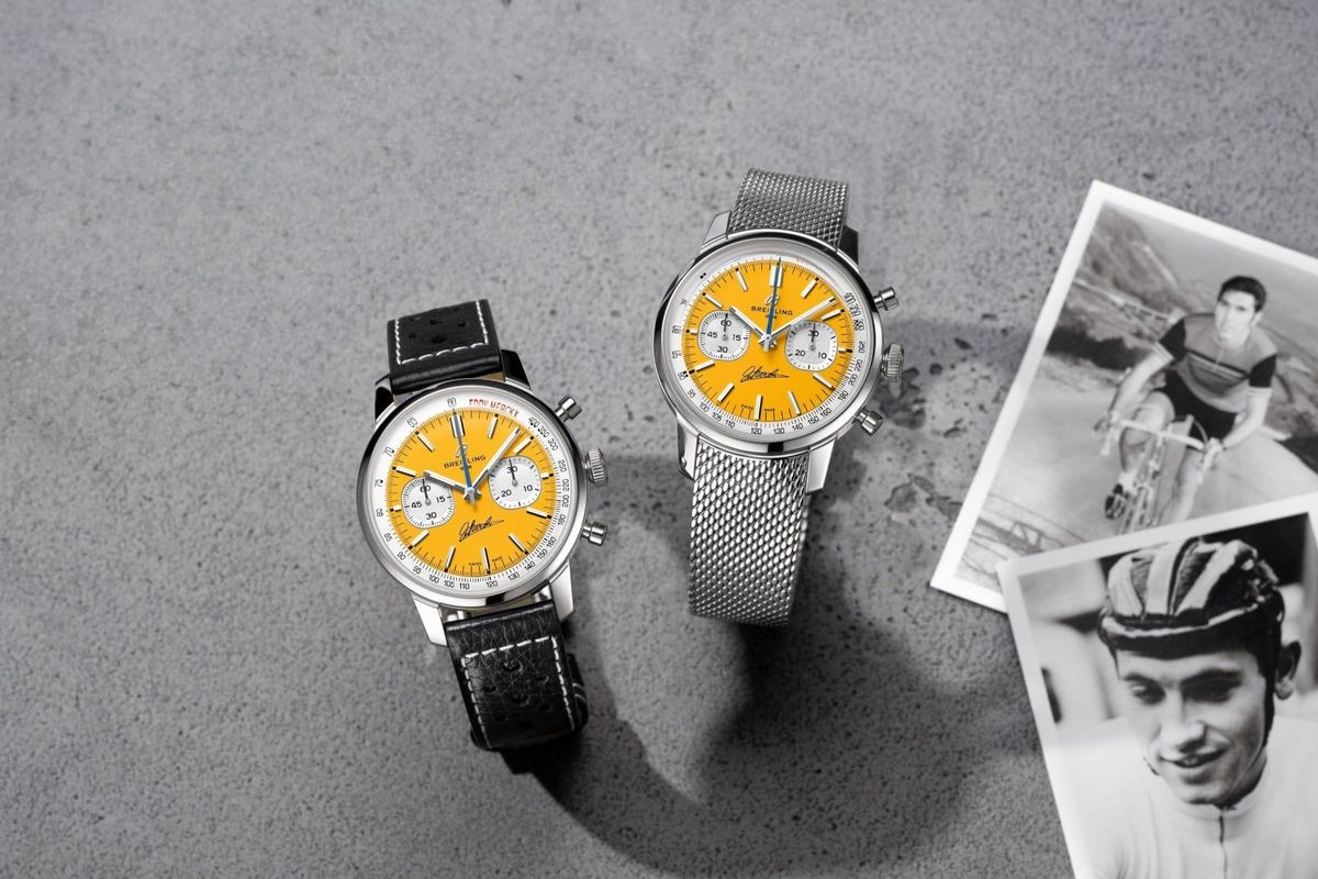 Introducing the Yellow Tour de France Breitling Top Time B01 Eddy Merckx