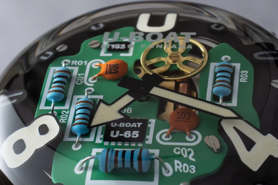 U-Boat U-65 TEK SS Oil‑Filled Circuit Board Art Watch Review