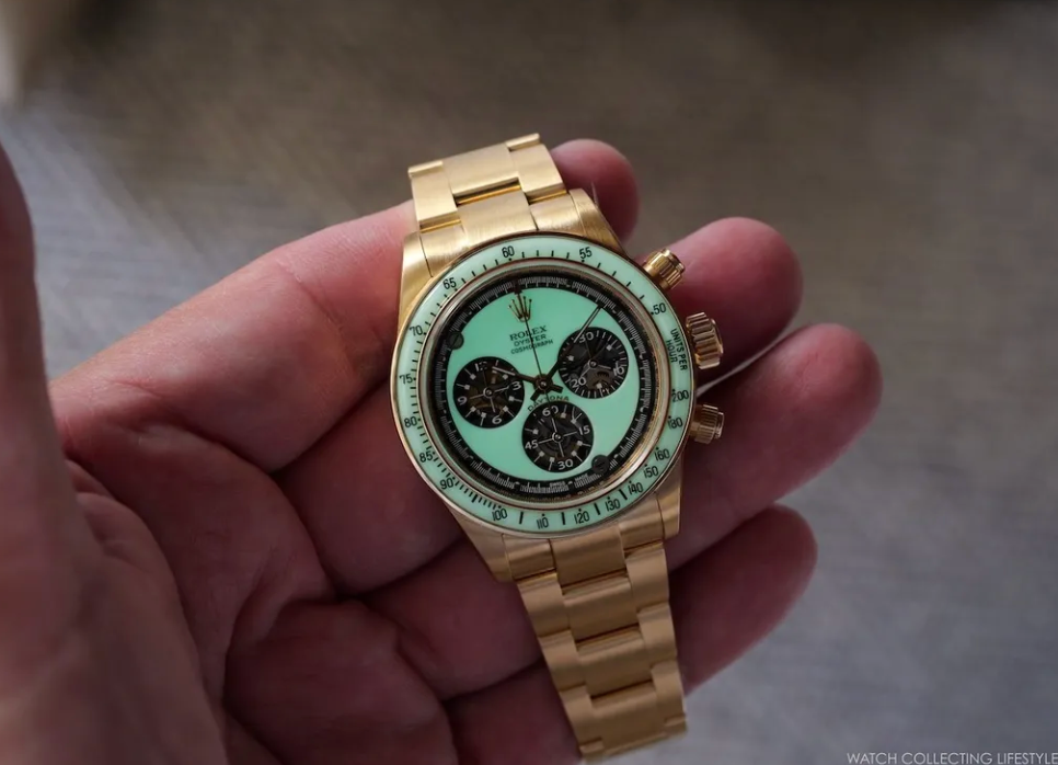 Artisans de Genève Neon Rolex Daytona Review: Manual‑Wound Unique Piece Inspired by Adam Levine’s Neon