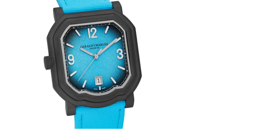 Gerald Charles Maestro GC Sport Tennis Turquoise Limited Edition Watch