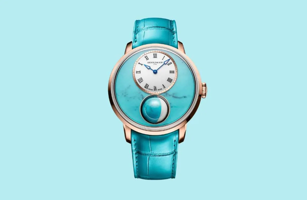 New Exquisite Timepieces and Arnold & Son Collaboration; The Luna Magna Red Gold Turquoise Limited Edition