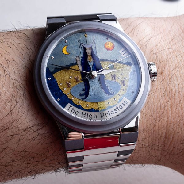 Stollenwurm Series 2 Hands-On: Limited-Edition Watches With Enamel Tarot Card Faces