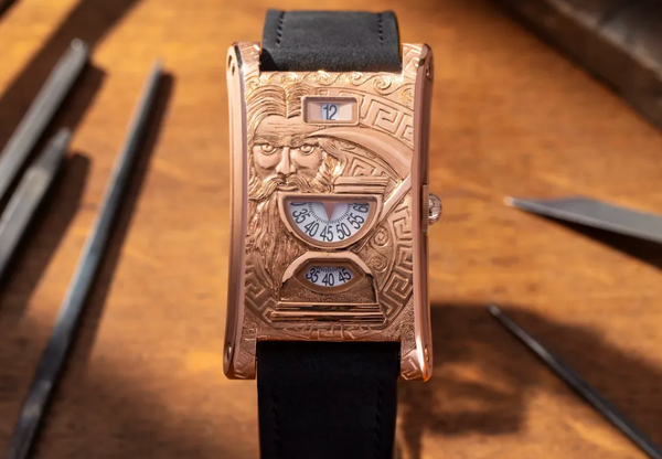 The Chronoswiss Neo Digiteur Chronos Watch: A Hand-Engraved Golden Tribute to Time's Essence