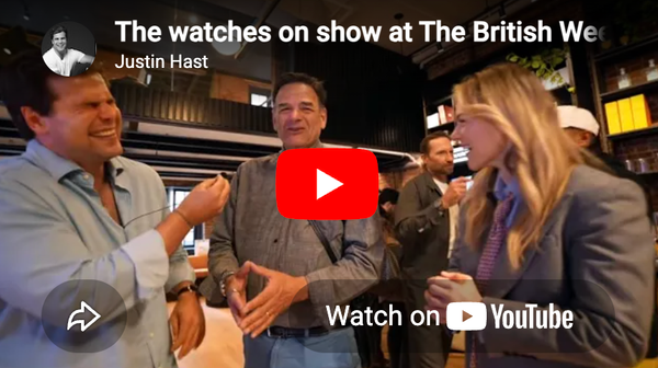 The watches on show at The British Weekender NYC (Time & Tide Discovery Studio) 2026 - YouTube