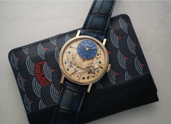 Insider: Breguet Tradition Retrograde Seconds 7035 – Blue Grand Feu Enamel and Open Architecture in Rose Gold