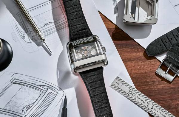 Amida Digitrend OSII Black: Reviving the Iconic 1970s Design with a Luminous Open Sapphire Edition