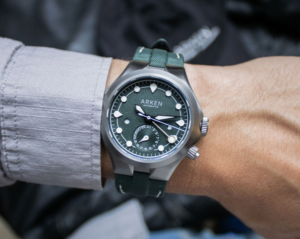 Arken Alterum Sage Grey Review: Updated Titanium Dual‑Time Watch