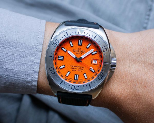 Delma Shell Star 41mm Review: Shrinking the Swiss Brand’s Most Popular Dive Watch