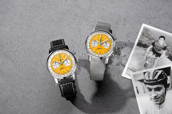 Introducing the Yellow Tour de France Breitling Top Time B01 Eddy Merckx