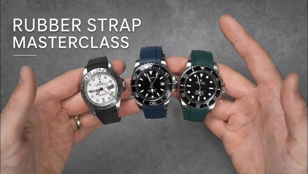 Rubber Strap Masterclass: $40 vs $300 Straps Explained - YouTube - Harrison Elmore