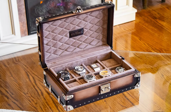 Bosphorus Leather Petra Case Offers Classic Luxury for Watch Storage