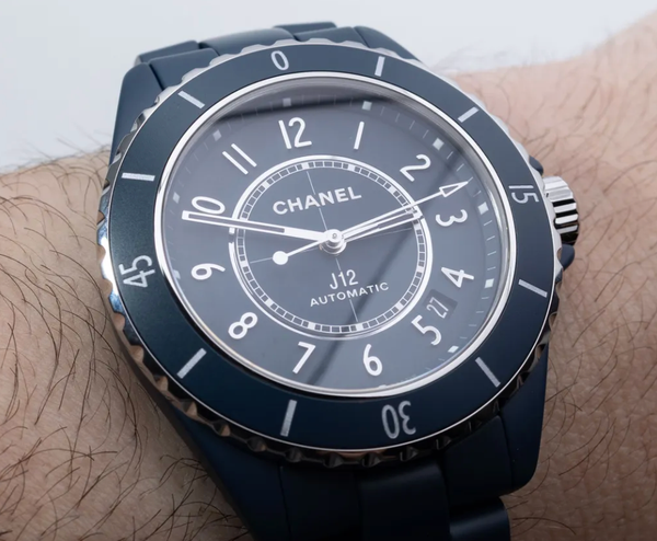 Hands-On Review of Chanel's Blue Ceramic J12 Caliber 12.1 38 mm Watch