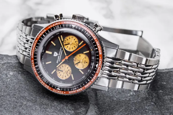 Nivada Grenchen Chronoking Black Amber: Warm New Addition to the Collection