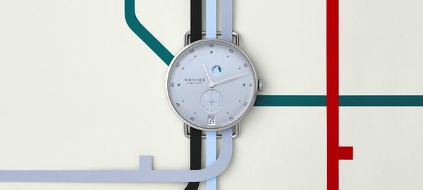 NOMOS Introduces Ice Blue Metro Date Power Reserve Watch with New In‑House Movement