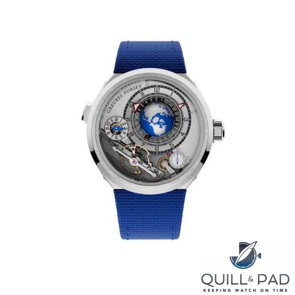 Greubel Forsey GMT Balancier Convexe in Blue – Ahead of the Curve