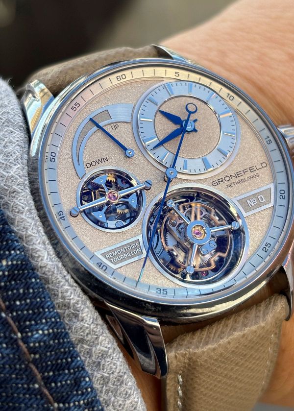 Gronefeld 1941 Quadrivium: Remontoire, Flying Tourbillon, Jumping Seconds