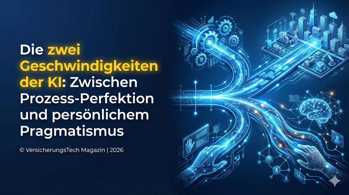 Die zwei Geschwindigkeiten der KI: Zwischen Prozess-Perfektion und persönlichem Pragmatismus