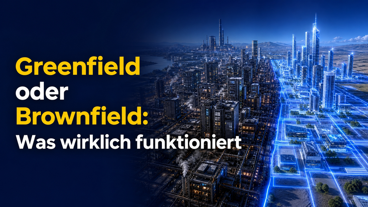 Greenfield oder Brownfield: Welcher Modernisierungspfad funktioniert wirklich?