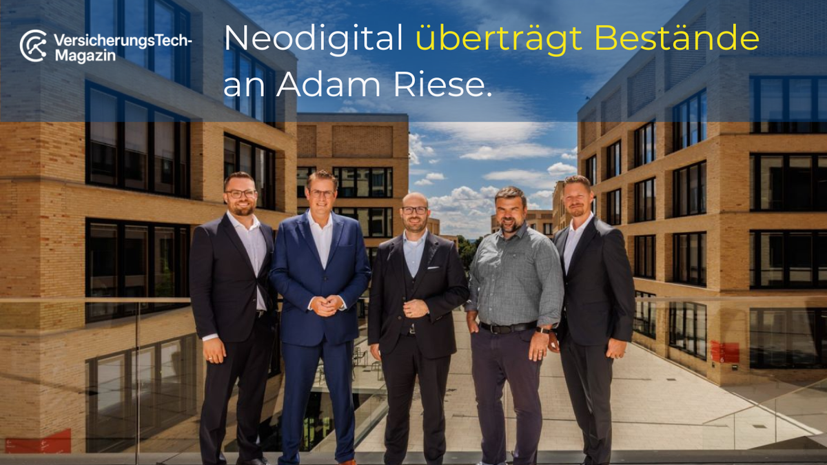 Neodigital gibt die BaFin-Lizenz zurück: Adam Riese kauft Bestand und Betrieb