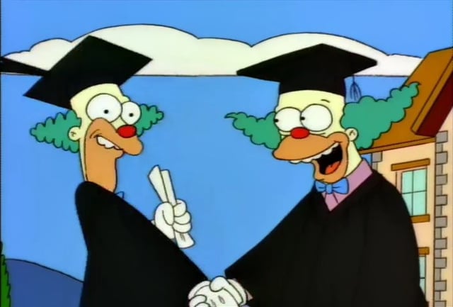 When you graduate from clown college. : r/SimpsonsFaces