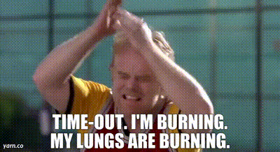 YARN | Time-out. I'm burning. My lungs are burning. | Along Came Polly ...