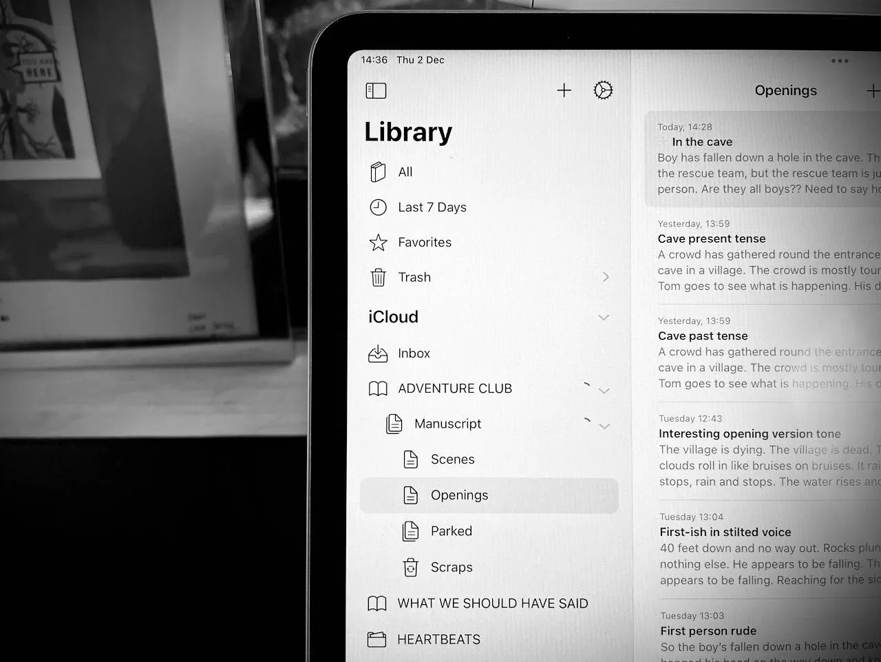 Pieces 09: Texture later