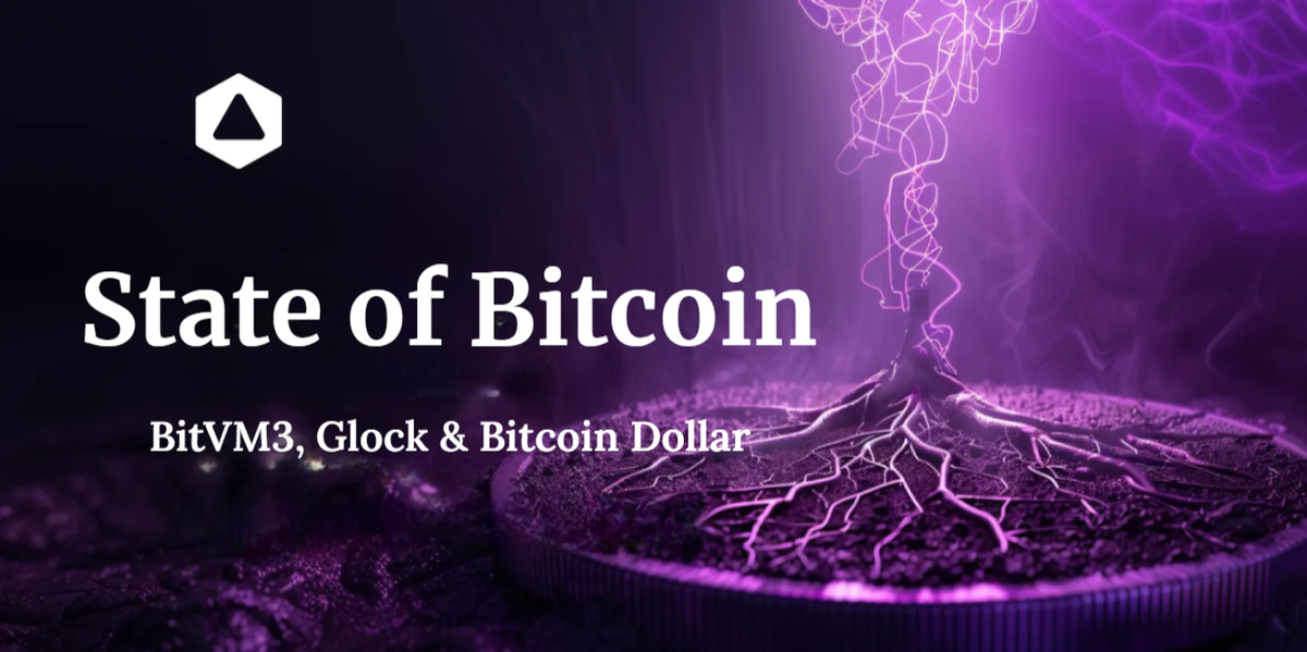 State of Bitcoin - BitVM3, Glock & Bitcoin Dollar